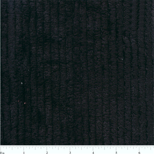 10 YD Bolt-Black Cotton Chenille Fabric