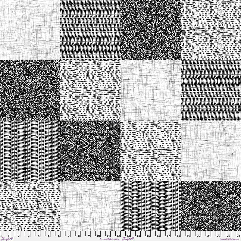 Textures Monochrome Cotton 44"/45" Fabric Per Yard
