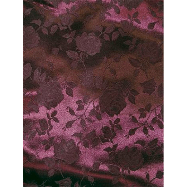 15 YD Bolt-Burgundy Jacquard Fabric