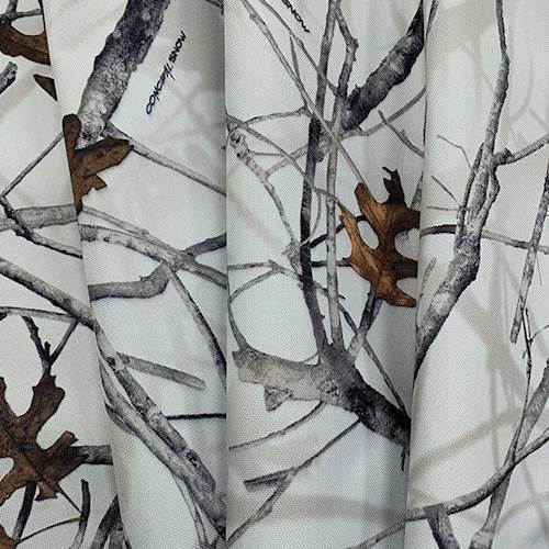 True Timber Snowfall Rhino Canvas Fabric - Reorderable