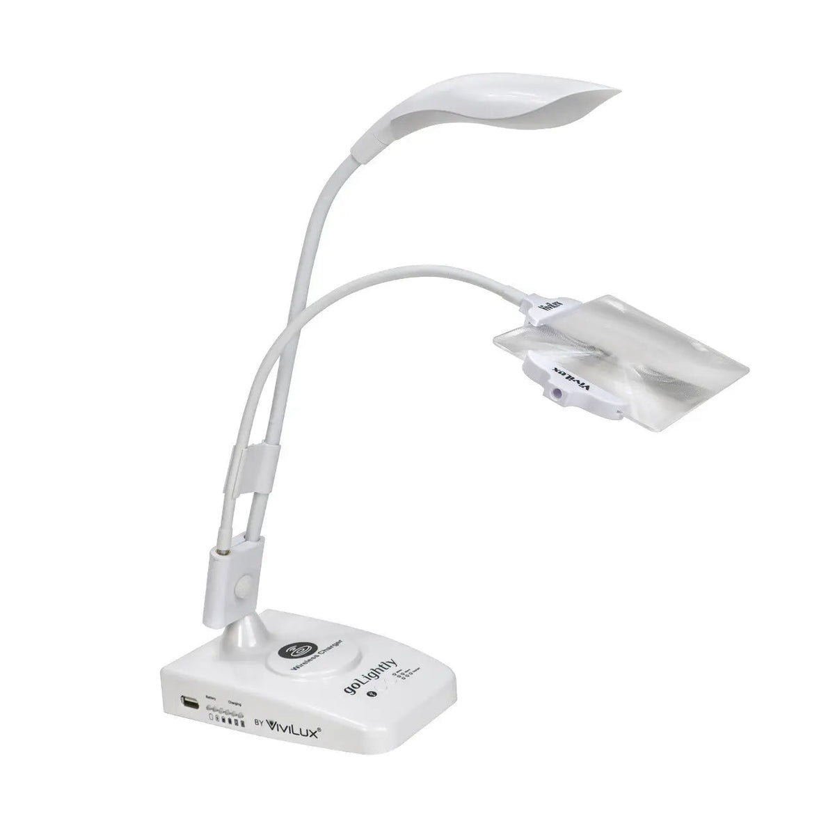 ViviLux Task Lamp with 6in x 4in Optical Grade 3x Magnifier US Plug ...