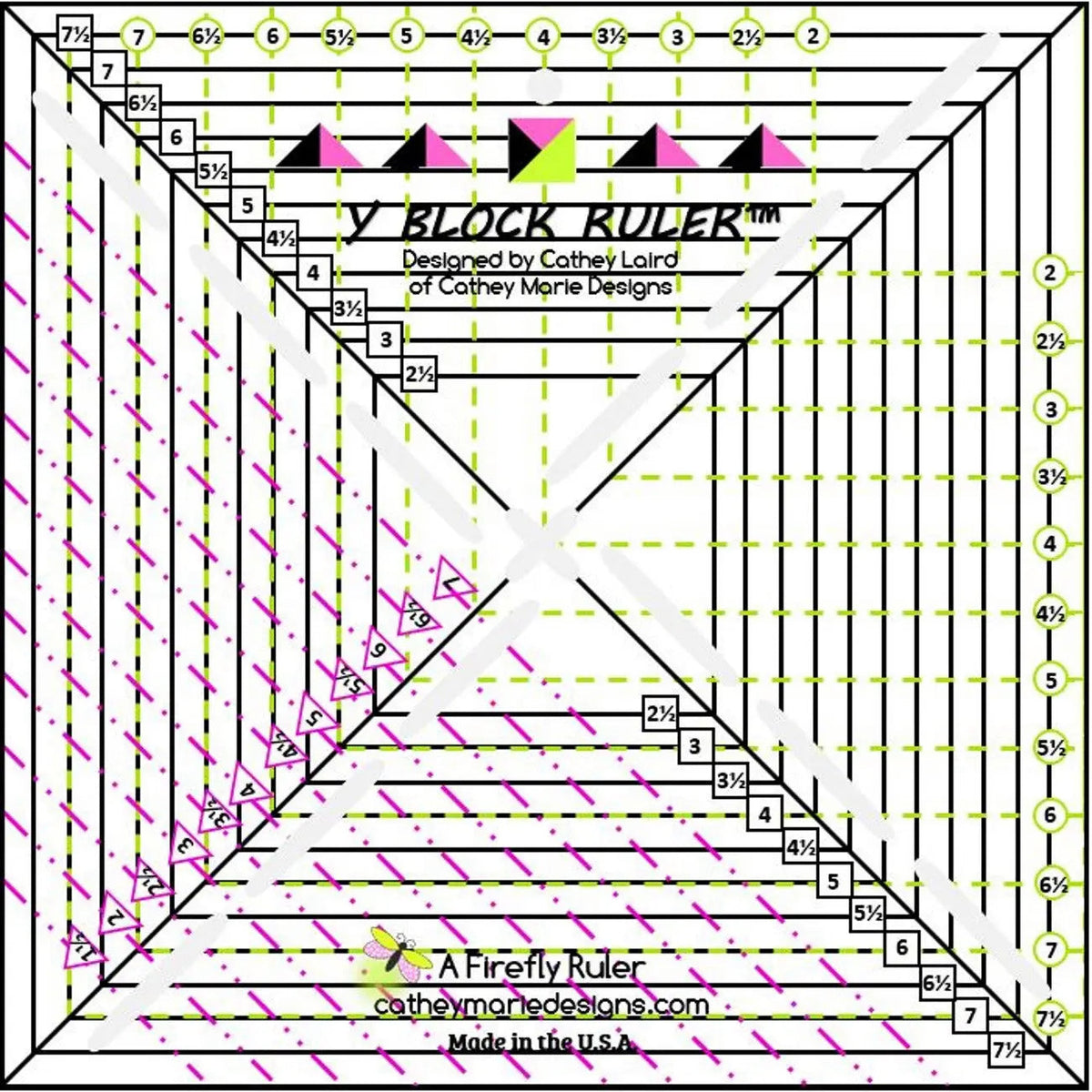 Y Block Ruler — Fabric Depot